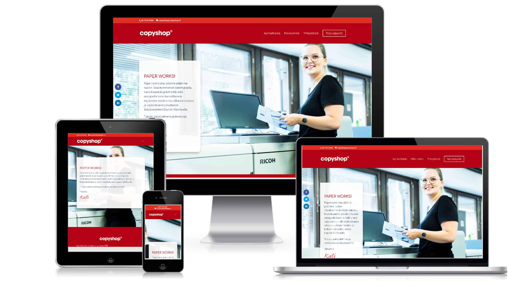 Verkkosivuston suunnittelun sisältö